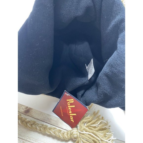 BRAND NEW Kid's Wool Knit Beanie Racoon Animal Winter Hat Pom Pom - Size Large - Picture 5 of 6